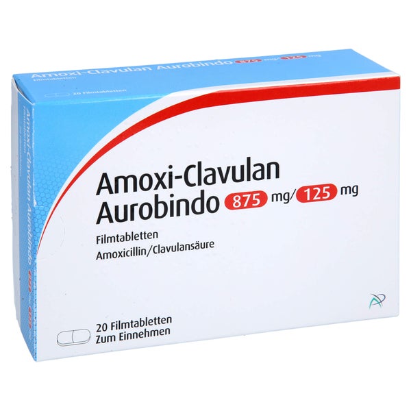AMOXI-CLAVULAN Aurobindo 875 mg/125 mg Filmtabl. 20 St