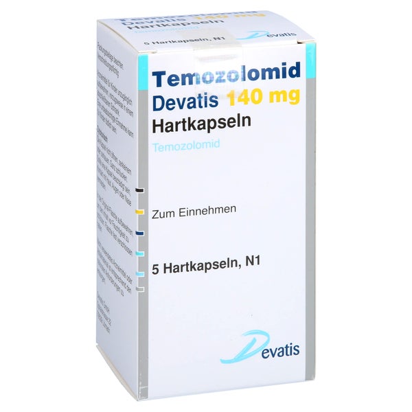 Temozolomid Devatis 140 mg Hartkapseln 5 St