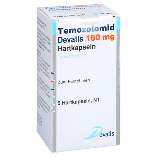 Temozolomid Devatis 180 mg Hartkapseln 5 St