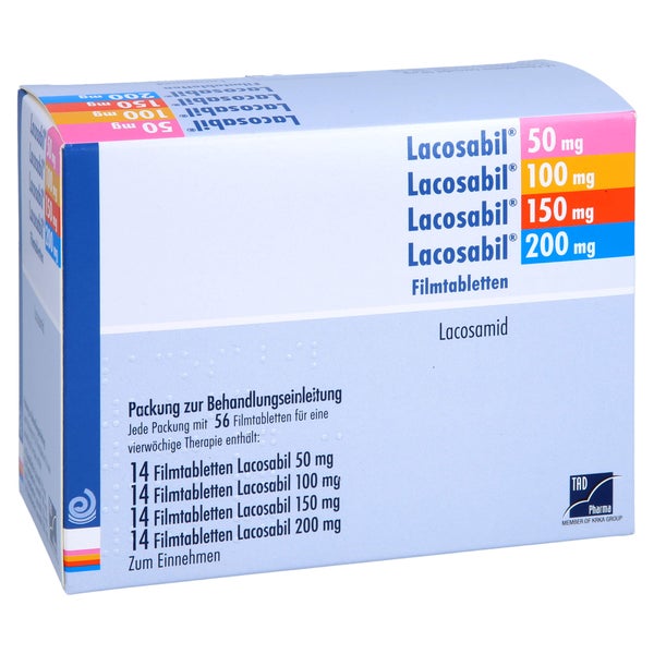 LACOSABIL 50/100/150/200 mg Filmtabletten Starter 4X14 St