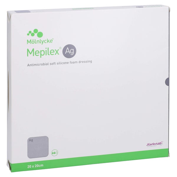 Mepilex Ag Schaumverband 20x20 cm steril 5 St