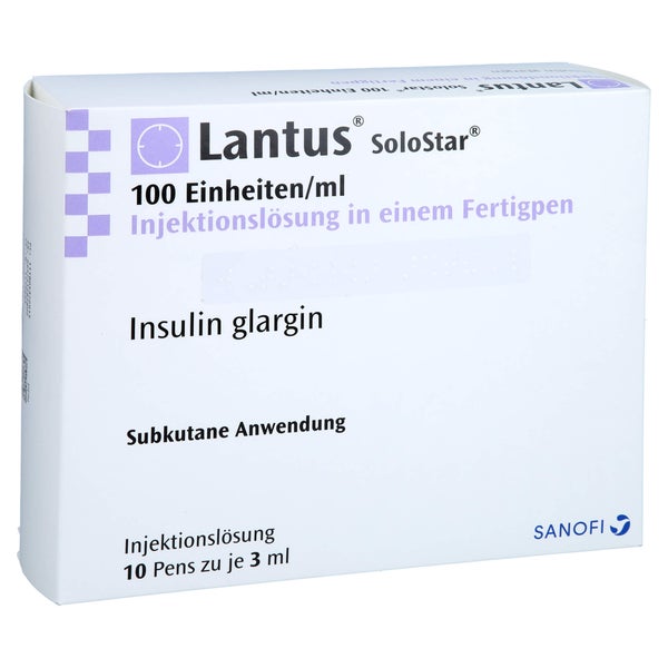 LANTUS 100 E/ml SoloStar Inj.-Lsg.i.e.Fertigpen 10X3 ml