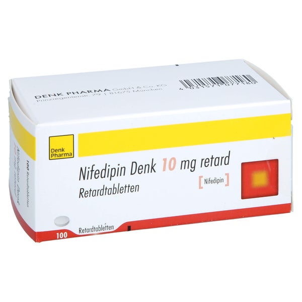 Nifedipin Denk 10 mg retard Tabletten 100 St