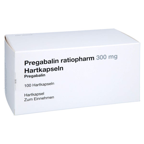 Pregabalin Ratiopharm 300 mg Hartkapseln 100 St