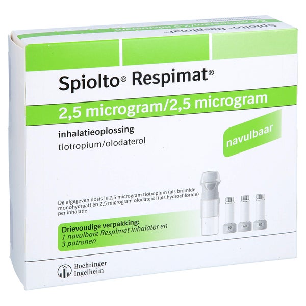 SPIOLTO Respimat 2,5 µg/2,5 µg Hub wiederverwendb. 3X4,0 ml