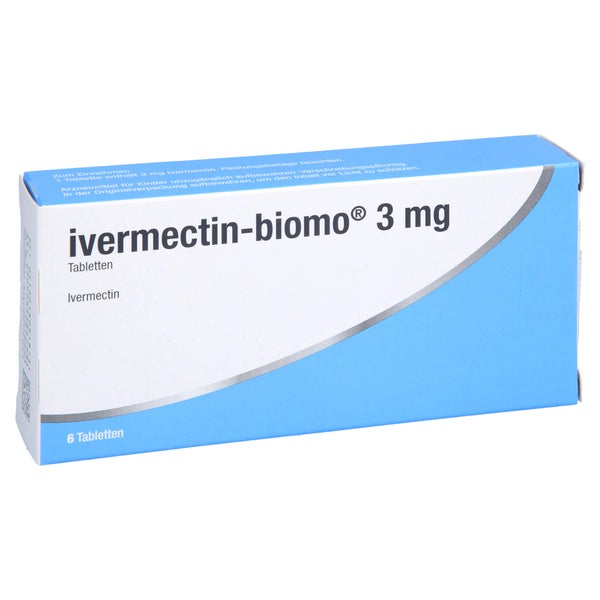 Ivermectin-biomo 3 mg Tabletten 6 St