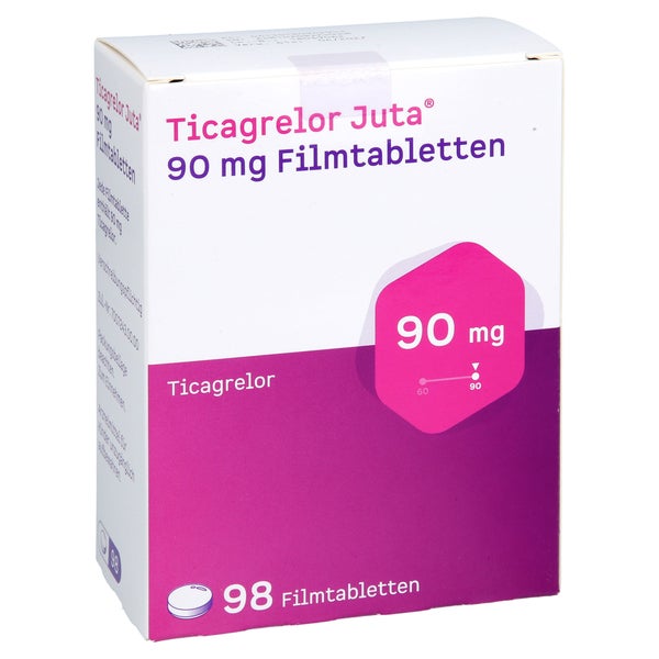 Ticagrelor Juta 90 Mg Filmtabletten 98 St