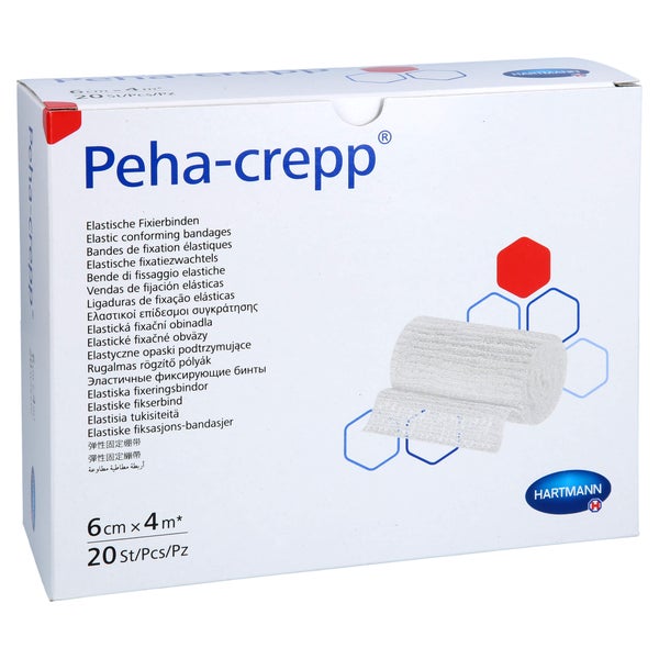 PEHA Crepp Fixierbinde 6 cmx4 m 20 St