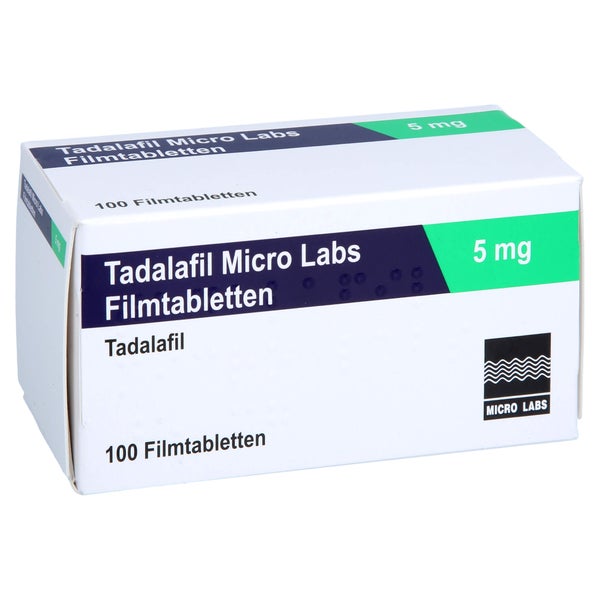 Tadalafil Micro Labs 5 mg Filmtabletten 100 St