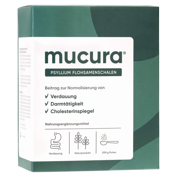 Mucura Flohsamenschalen Pulver 200 g