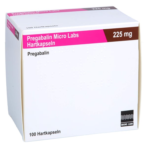 PREGABALIN Micro Labs 225 mg Hartkapseln 100 St
