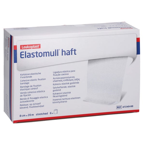 Elastomull haft 8 cmx20 m Fixierbinde 6 St