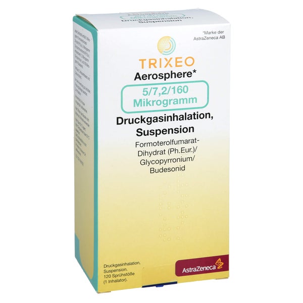TRIXEO Aerosphere 5/7,2/160µg Druckgasinh.120ED 1 St