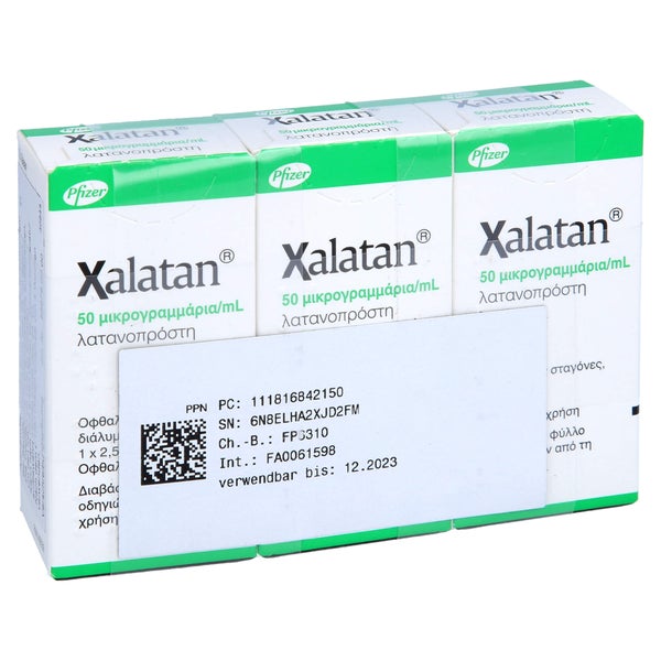 Xalatan 50 Mikrogramm/ml Augentropfen 3X2,5 ml
