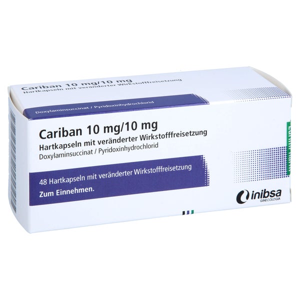 CARIBAN 10 mg/10 mg Hartk.m.veränd.Wirkst.-Frs. 48 St