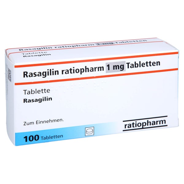 Rasagilin Ratiopharm 1 mg Tabletten 100 St