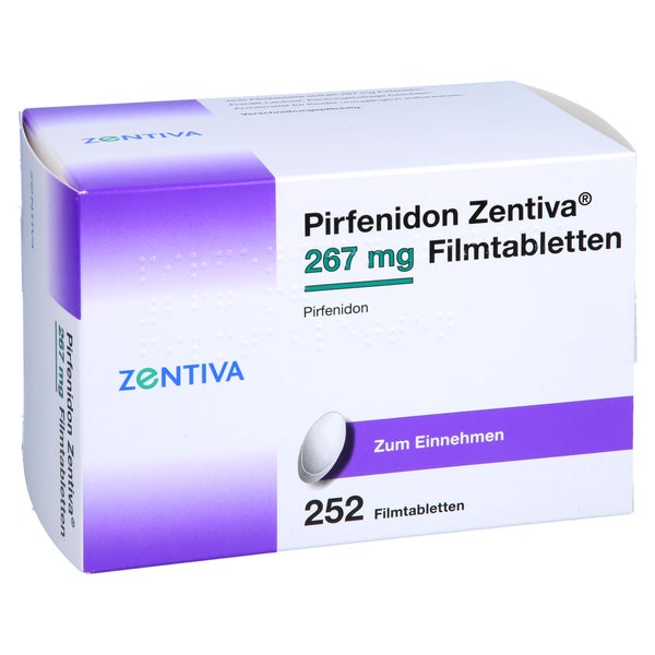 Pirfenidon Zentiva 267 mg Filmtabletten 252 St