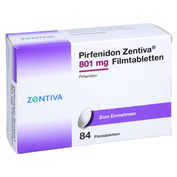 Pirfenidon Zentiva 801 mg Filmtabletten 84 St