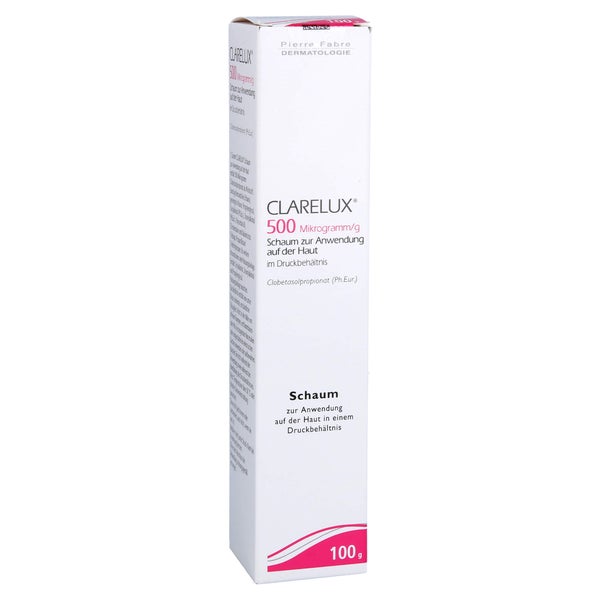 CLARELUX 500 µg/g Schaum z.Anwendung a.d.Haut 100 g
