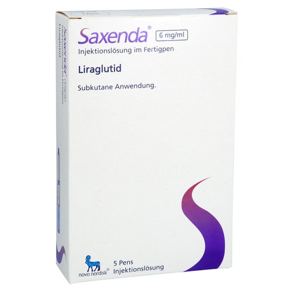 Saxenda 6 Mg/ml Injektionslsg.i.e.fertigpen 5X3 ml