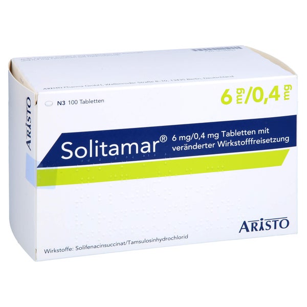 SOLITAMAR 6 mg/0,4 mg Tab.m.veränd.Wirkst.-Frs. 100 St