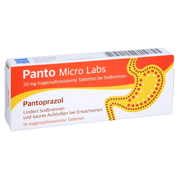 Panto Micro Labs 20 mg 14 St