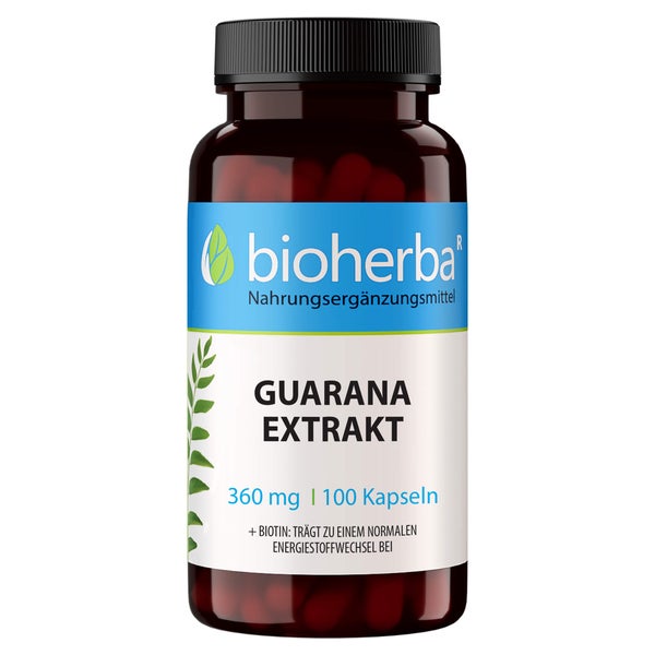 Bioherba Guarana Extrakt Kapseln 100 St