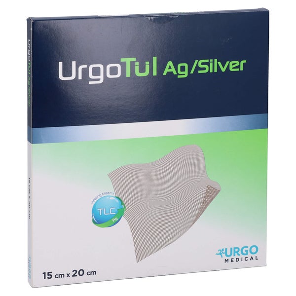 Urgotül Silver 15x20 cm Wundgaze 5 St