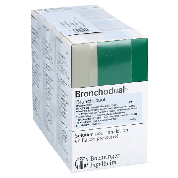 Bronchodual N Dosieraerosol 20 µg/50 µg 3X10 ml