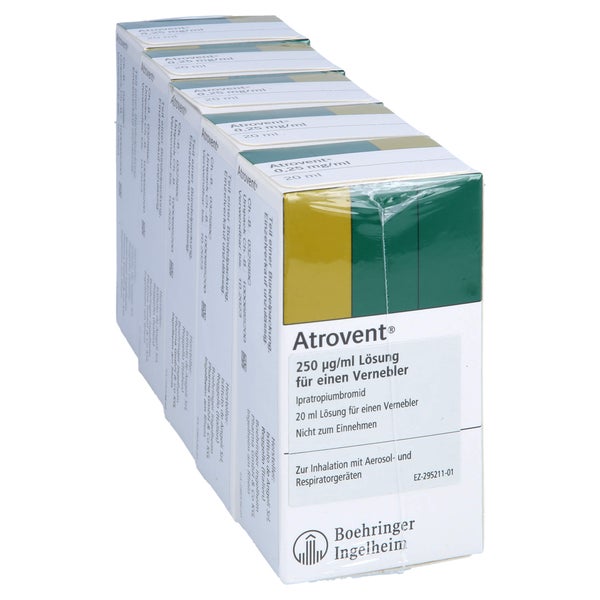 Atrovent 250 µg/ml Lösung f.e.Vernebler 5X20 ml
