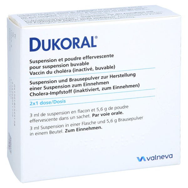 Dukoral Suspension und Brauseplv.z.H.Sus 2X1 St