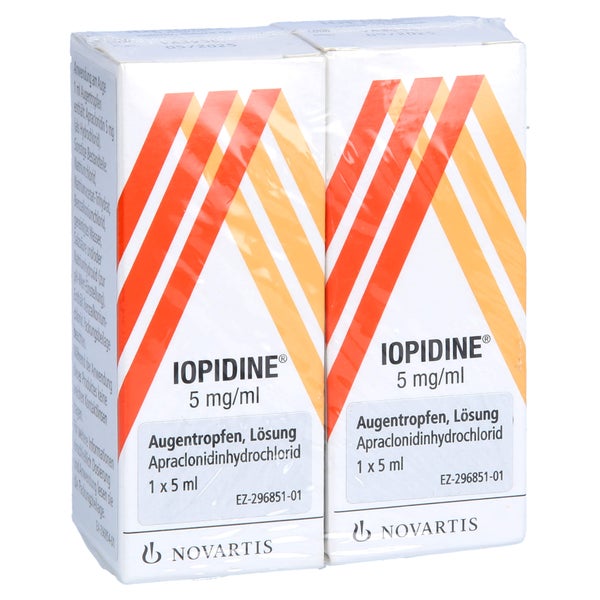 Iopidine 5 Mg/ml Augentropfen 2X5 ml