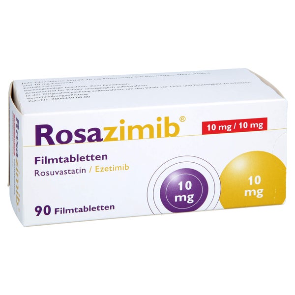 Rosazimib 10 Mg/10 mg Filmtabletten 90 St