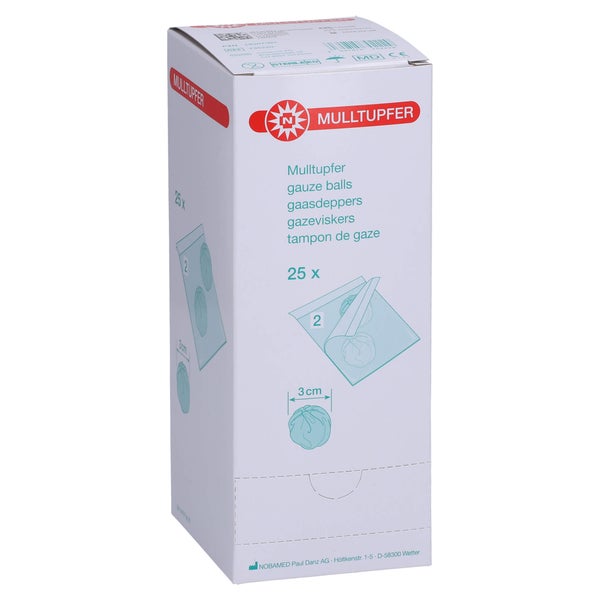 Mulltupfer-steril D 3cm P2 25X2 St
