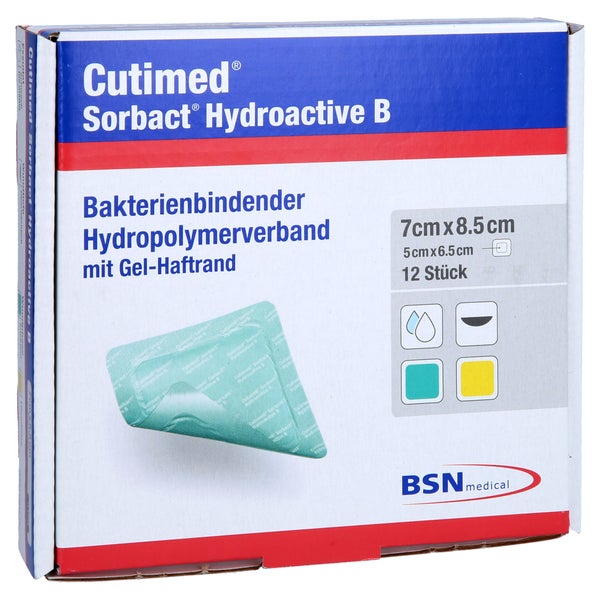 Cutimed Sorbact Hydroactive B Gel-V.7x8, 12 St