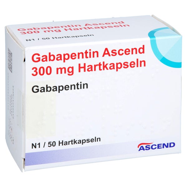 Gabapentin Ascend 300 mg Hartkapseln 50 St
