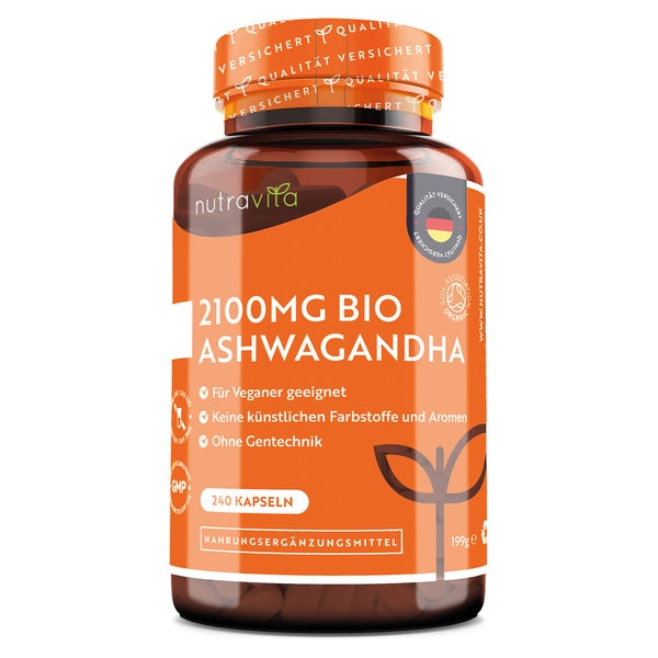 BIO Ashwagandha 2100mg hochdos.veg.Tages 240 St