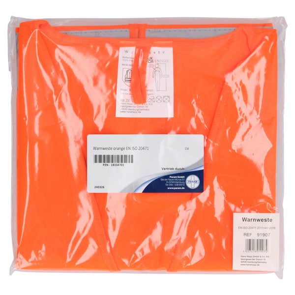 Warnweste EN ISO 20471 orange 1 St