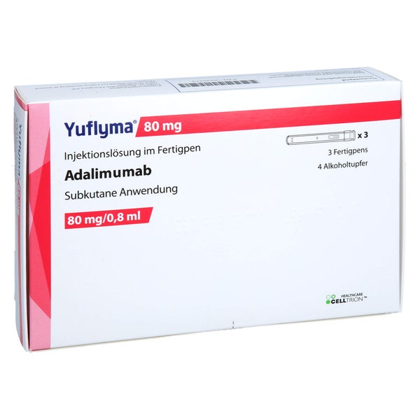 YUFLYMA 80 mg/0,8 ml Inj.-Lösung im Fertigpen 3 St