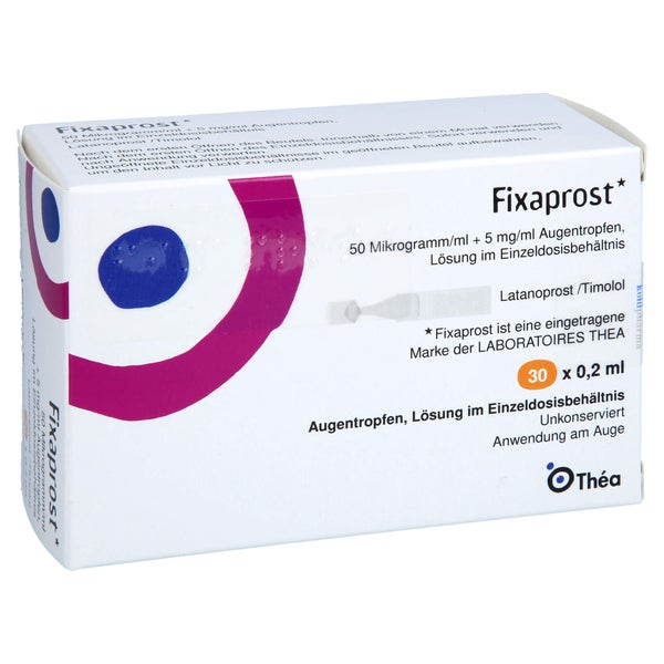 FIXAPROST 50 Mikrogramm/ml + 5 mg/ml Augentr.EDP 30X0,2 ml