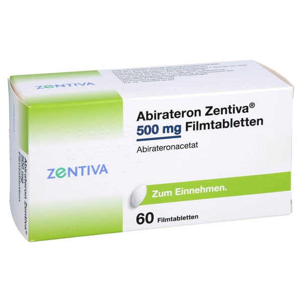 Abirateron Zentiva 500 mg Filmtabletten 60 St