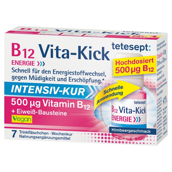 Tetesept B12 Vita-kick 500 µg Intensiv-kur Tra 7 St