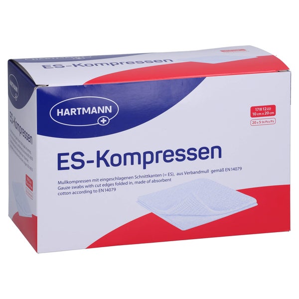 Es-kompressen Steril 10x20 cm 12fach 20X5 St