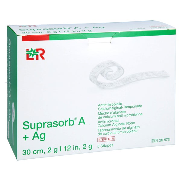 Suprasorb A+Ag Antimik.cal.alginat Tamp. 5 St