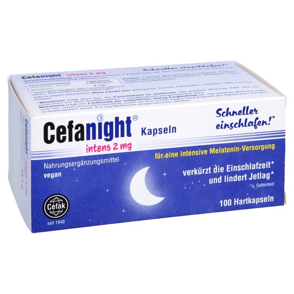 Cefanight Intens 2 Mg Hartkapseln 100 St