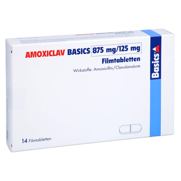 Amoxiclav Basics 875 mg/125 mg Filmtable 14 St