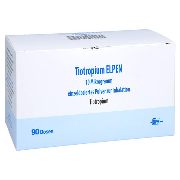 Tiotropium Elpen 10 µg einzeldos.Plv.z.I 3X30 St