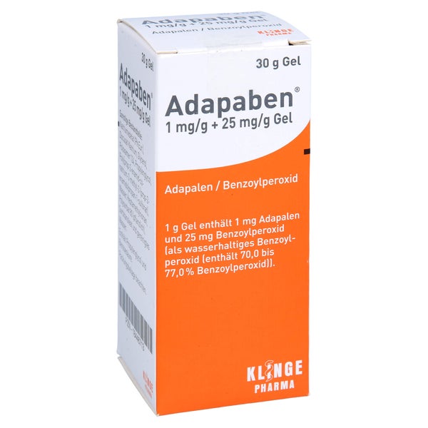 Adapaben 1 mg/g + 25 mg/g Gel 30 g