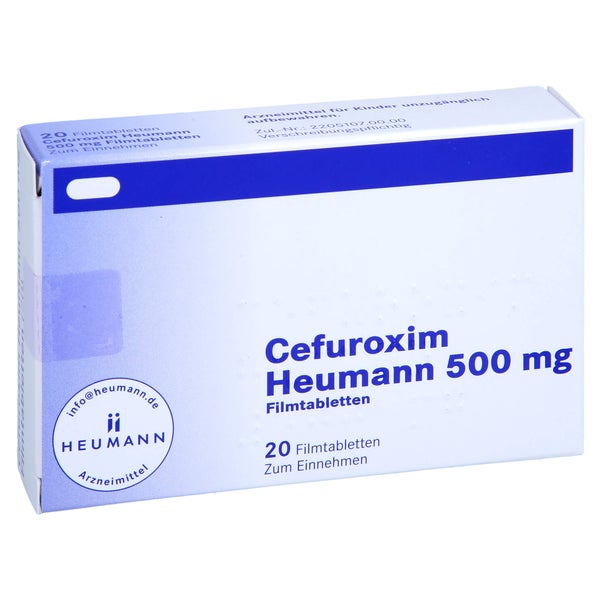 Cefuroxim Heumann 500 mg Filmtabletten 20 St