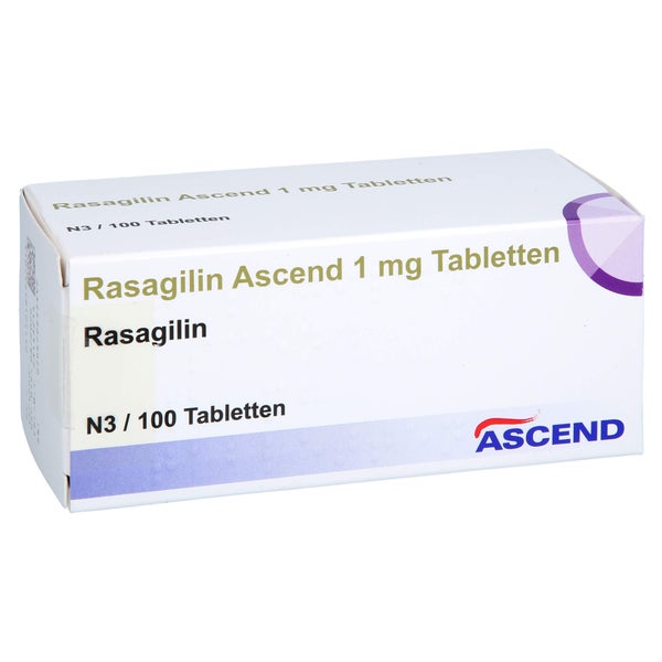 Rasagilin Ascend 1 mg Tabletten 100 St